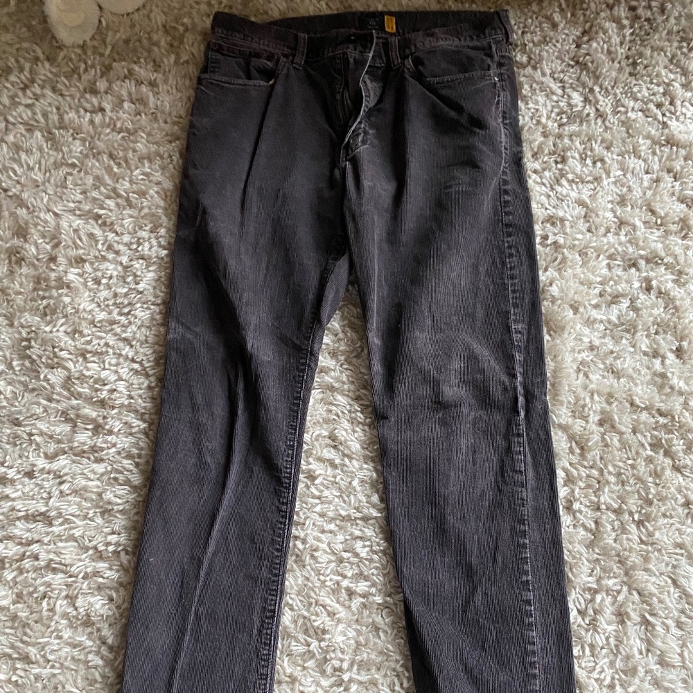 Men's J. Crew Corduroy Navy Pants